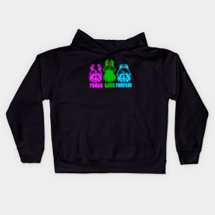 Peace Love Pumpkin Kids Hoodie